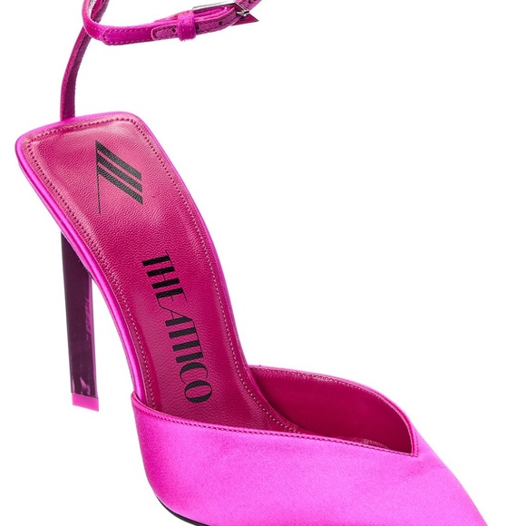 Perrine Pointed Toe Pump Fuchsia 8 - Picture 3 of 9